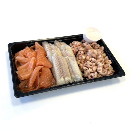 Stellendams schaaltje, trio vis XL